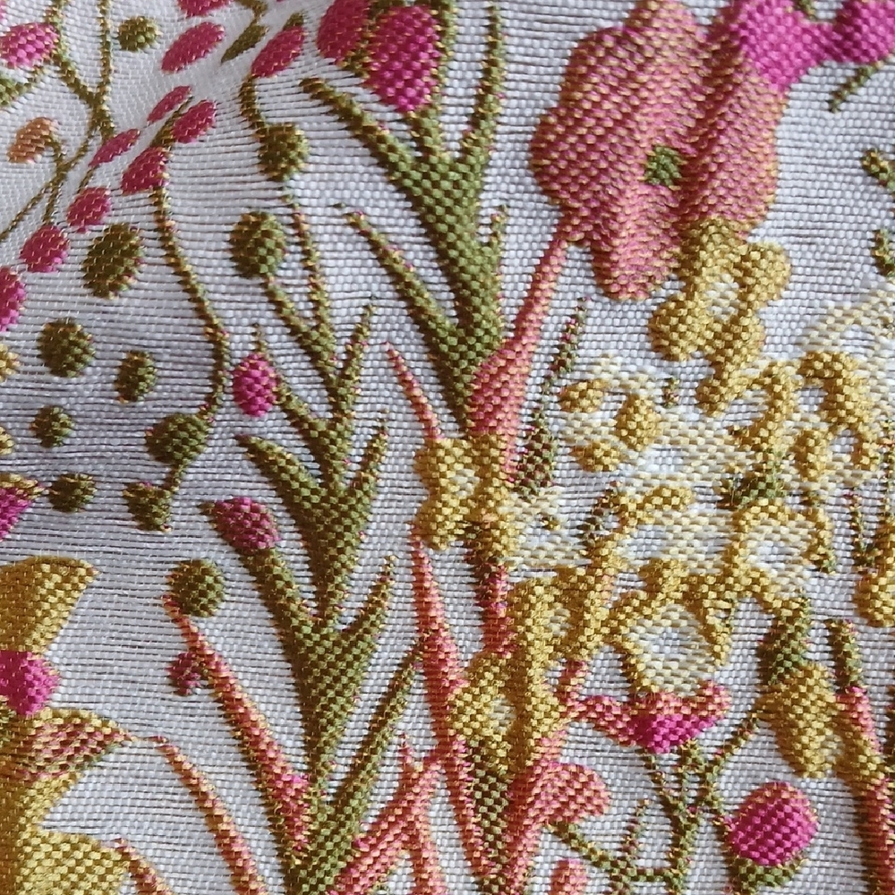 Dress Olive Floral Smocked The Sleves are puffy. - Picture 15 of 15